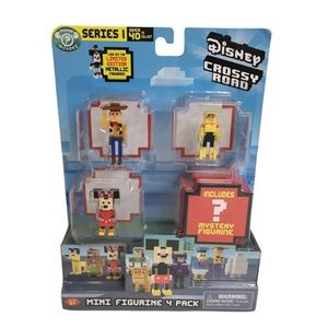Disney Crossy Road Mini Figure 4pk